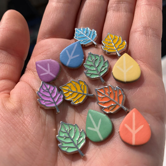 30x Earth Metal Player Markers, Double Sided, Upgraded Metal Board Game Tokens, 6th Player Tokens, Trait Markers for Genotype, Double-sided